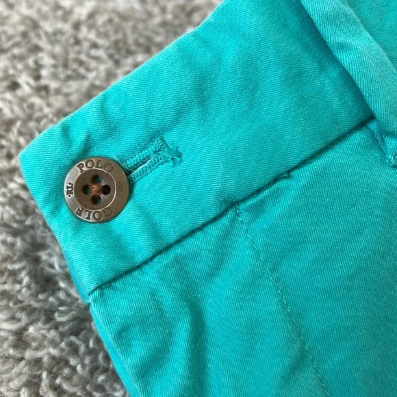 Men’s POLO GOLF Ralph Lauren 34 Cotton Twill with stretch Turquoise Classic Fit - Picture 9 of 11